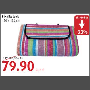 Скидка - Одеяло для пикника