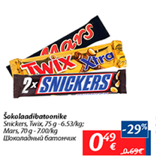 Allahindlus - Šokolaadibatoonike