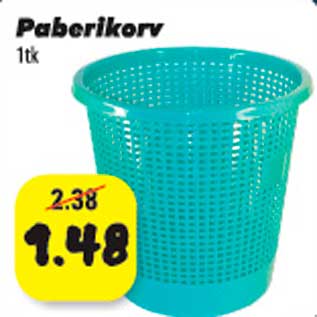 Allahindlus - Paberikorv 1 tk
