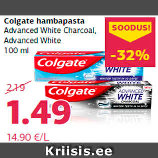 Allahindlus - Colgate hambapasta