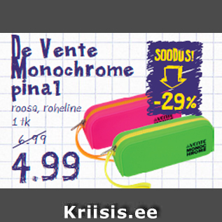 Allahindlus - De Vente Monochrome pinal