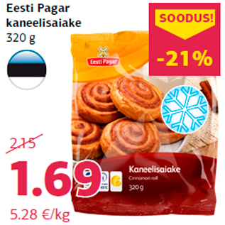 Allahindlus - Eesti Pagar kaneelisaiake 320 g