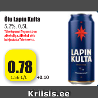 Allahindlus - Õlu Lapin Kulte
