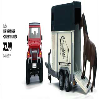 Скидка - Джип с трейлером для лошади