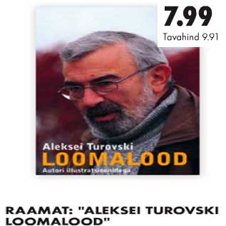 Allahindlus - Raamat Aleksei Turovski loomalood