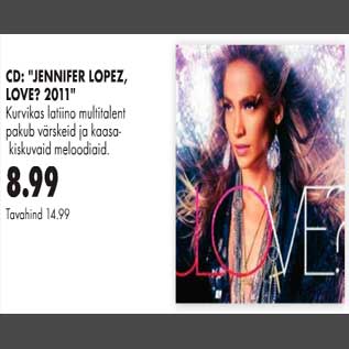 Скидка - Jennifer Lopez,Love? 2011