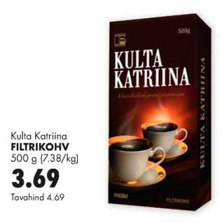 Allahindlus - Kulta Katriina filtrikohv