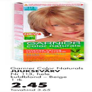 Allahindlus - Garnier Color Naturals juuksevärv