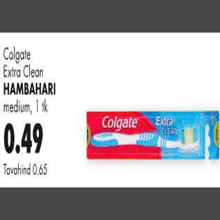 Allahindlus - Colgate Extra Clean hambahari