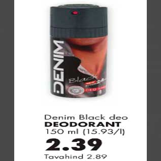 Allahindlus - Denim Black deo deodorant