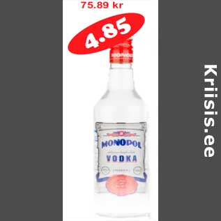 Allahindlus - Viin Monopol 40% 0,5 l(9,70l)