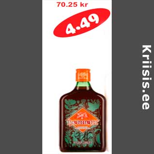 Allahindlus - Liköör Herbert 35% 0,35 l (12,83l)