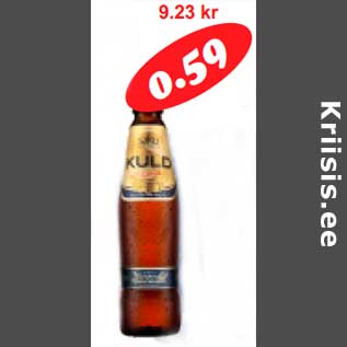 Allahindlus - Hele õlu Saku Kuld 5,2% 0,33 l(1,79l)