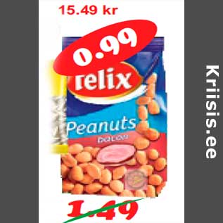 Allahindlus - Felix Maapähklid peekoniga 200 g(4,95kg)