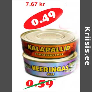 Allahindlus - Minu Kalapallid tomatikastmes 240 g(2,04kg)