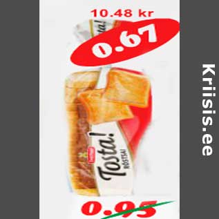 Allahindlus - TOSTA! Röstsai 500 g*(1,34kg)