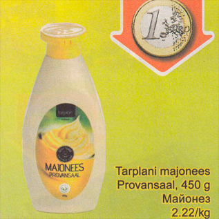 Allahindlus - Tarplani majonees Provansaal, 450 g