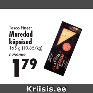 Allahindlus - Tesco Finest Muredad küpsised