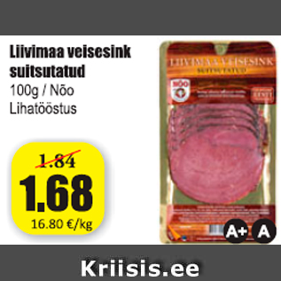 Allahindlus - Liivimaa veisesink suitsutatud