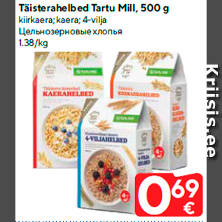 Allahindlus - Täisterahelbed Tartu Mill, 500 g