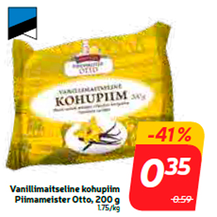 Allahindlus - Vanillimaitseline kohupiim Piimameister Otto, 200 g