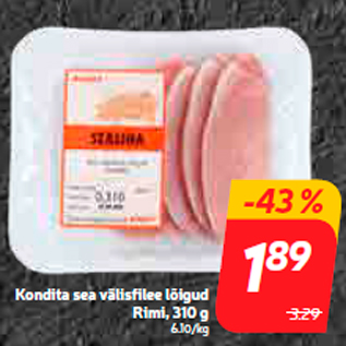 Allahindlus - Kondita sea välisfilee lõigud Rimi, 310 g