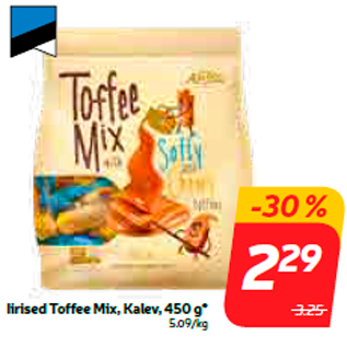 Скидка - Ириски Toffee Mix, Kalev, 450 г *