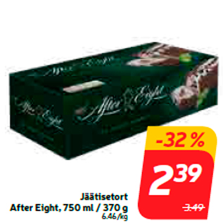 Allahindlus - Jäätisetort After Eight, 750 ml / 370 g