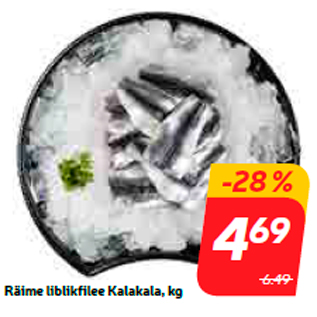 Allahindlus - Räime liblikfilee Kalakala, kg