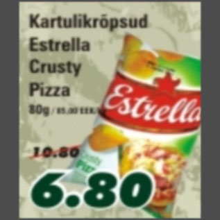 Allahindlus - Kartulikrõpsud Estrella Crusty Pizza