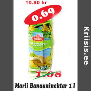 Allahindlus - Marli Banaaninektar 1l