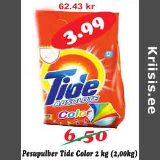 Allahindlus - Pesupulber Tide Color 2 kg