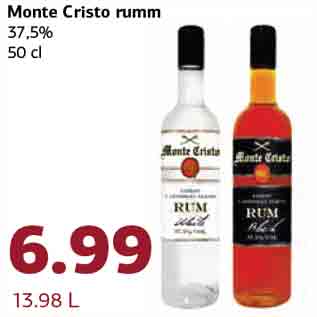 Скидка - Ром Monte Cristo 50cl, 37,5%
