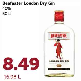 Скидка - Джин Beefeater London Dry 40%, 0,5л
