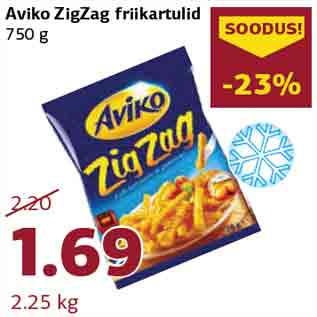 Скидка - Картофель фри Aviko ZigZag 750 г