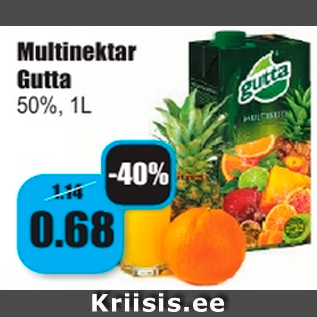 Скидка - Мульти нектар Gutta