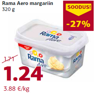 Allahindlus - Rama Aero margariin 320 g