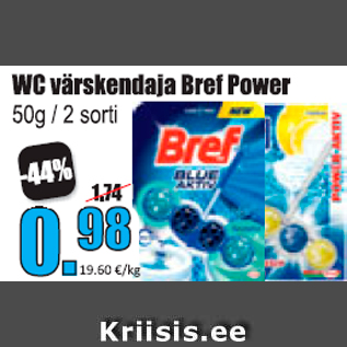 Allahindlus - WC värskendaja Bref Power