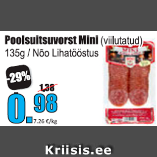 Allahindlus - Poolsuitsuvorst Mini