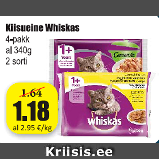 Allahindlus - Kisueine Whiskas