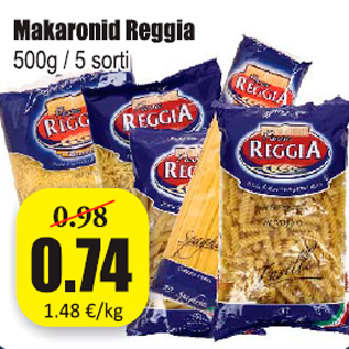 Скидка - Макароны Reggia