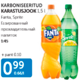 Allahindlus - KARBONISEERITUD KARASTUSJOOK 1,5 L