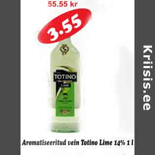 Allahindlus - Aromatiseeritud vein Totino Lime 14%,1 l