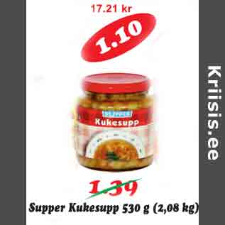 Allahindlus - Supper Kukesupp 530g