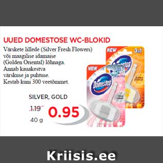 Allahindlus - UUED DOMESTOSE WC-BLOKID