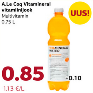 Allahindlus - A.Le Coq Vitamineral vitamiinijook