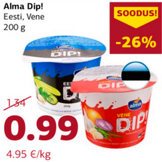 Allahindlus - Alma Dip!