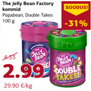 Allahindlus - The Jelly Bean Factory kommid