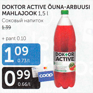 Allahindlus - DOKTOR ACTIVE ÕUNA-ARBUUSI MAHLAJOOK 1,5 L