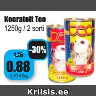Скидка - Корм для собак Тео